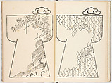 Genroku moyo hinagata (kosode designs from the Genroku period), Woodblock-printed book, Japan