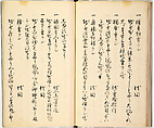 Picture Book of Gold Brocades (Kinrandonsu ezu), Woodblock-printed book; ink on paper, Japan