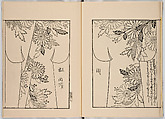 Miyako hinagata, Vol. 2 (kosode patterns from the imperial capital), Woodblock-printed book, Japan