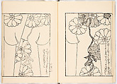 Miyako hinagata, Vol. 5 (kosode patterns from the imperial capital), Woodblock-printed book, Japan
