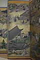 Essays in Idleness (Tsurezuregusa), Unidentified artist, Pair of six-panel folding screens; ink, colors, and gold on paper, Japan