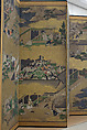 Essays in Idleness (Tsurezuregusa), Unidentified artist, Pair of six-panel folding screens; ink, colors, and gold on paper, Japan