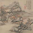 Landscapes after old masters, Huang Jun (Chinese, 1775–1850), Album of eight leaves; ink and color on paper, China