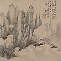 Landscapes after old masters, Huang Jun (Chinese, 1775–1850), Album of eight leaves; ink and color on paper, China