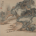 Landscapes after old masters, Huang Jun (Chinese, 1775–1850), Album of eight leaves; ink and color on paper, China