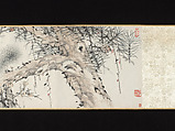 Three squirrels, Xugu (Zhu Huairen) (Chinese, 1823–1896), Handscroll; ink and color on paper, China