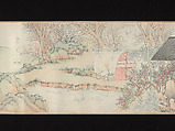 Dreaming of Flowers, Zhai Jichang (Chinese, 1770–1820), Handscroll; ink and color on paper, China