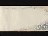 Dreaming of Flowers, Zhai Jichang (Chinese, 1770–1820), Handscroll; ink and color on paper, China