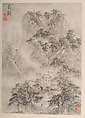 Views of Nanjing for Zhou Lianggong, Hu Yukun (Chinese, ca. 1607–after 1687), Album of twelve paintings; ink and color on paper, China