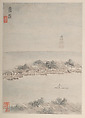 Views of Nanjing for Zhou Lianggong, Hu Yukun (Chinese, ca. 1607–after 1687), Album of twelve paintings; ink and color on paper, China