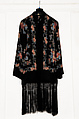 Floral patterned shawl with tassels, Jimmy Page (British, Heston, born 1944), Pashmina wool