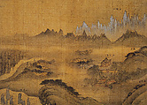 Album of Mount Geumgang (Pungak-docheop), Jeong Seon (artist name: Gyeomjae) (Korean, 1676–1759), Six leaves from a fourteen-leaf album; ink and light color on silk, Korea