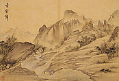 Album of Sea and Mountains (Haesan-docheop), Kim Hajong (artist name: Yudang) (Korean, 1793–after 1875), Twenty-five-leaf album; ink and light color on silk, Korea