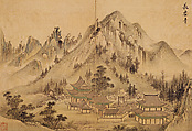 Album of Sea and Mountains (Haesan-docheop), Kim Hajong (artist name: Yudang) (Korean, 1793–after 1875), Twenty-five-leaf album; ink and light color on silk, Korea