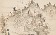 Mount Geumgang, Unidentified artist, Handscroll; ink and light color on paper, Korea