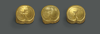 Three Hoof-Shaped Ingots, Gold, China