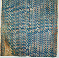 Pillow, Woven silk jin (warp-faced compound plain weave), China