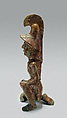 Kneeling Warrior, Bronze, China or Central Asia