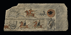 Tomb Gate, Stone with pigment, China