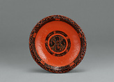 Two Dishes, Lacquer over wood, China