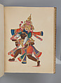 Album of Hindu deities, Unidentified artists (Indian, Madurai, ca. 1830s), Watercolor, ink, and gold on paper, India