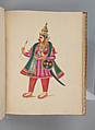 Album of Hindu deities, Unidentified artists (Indian, Madurai, ca. 1830s), Watercolor, ink, and gold on paper, India