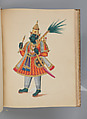 Album of Hindu deities, Unidentified artists (Indian, Madurai, ca. 1830s), Watercolor, ink, and gold on paper, India