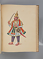 Album of Hindu deities, Unidentified artists (Indian, Madurai, ca. 1830s), Watercolor, ink, and gold on paper, India