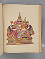 Album of Hindu deities, Unidentified artists (Indian, Madurai, ca. 1830s), Watercolor, ink, and gold on paper, India