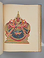 Album of Hindu deities, Unidentified artists (Indian, Madurai, ca. 1830s), Watercolor, ink, and gold on paper, India