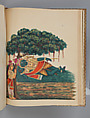 Album of Hindu deities, Unidentified artists (Indian, Madurai, ca. 1830s), Watercolor, ink, and gold on paper, India