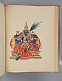 Album of Hindu deities, Unidentified artists (Indian, Madurai, ca. 1830s), Watercolor, ink, and gold on paper, India