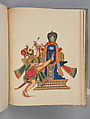 Album of Hindu deities, Unidentified artists (Indian, Madurai, ca. 1830s), Watercolor, ink, and gold on paper, India