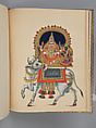 Album of Hindu deities, Unidentified artists (Indian, Madurai, ca. 1830s), Watercolor, ink, and gold on paper, India