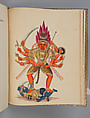 Album of Hindu deities, Unidentified artists (Indian, Madurai, ca. 1830s), Watercolor, ink, and gold on paper, India