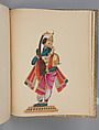 Album of Hindu deities, Unidentified artists (Indian, Madurai, ca. 1830s), Watercolor, ink, and gold on paper, India
