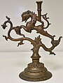 Mythical lion incense burner, Brass, India, Odisha (Orissa)