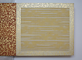 Artisans, Beauties, and Annual Events, Toyohara Kunichika (Japanese, 1835–1900), Thirty paintings mounted as an accordion album; ink, color, gold and gold flecks on silk, Japan