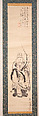Tenjin Travelling to China, Ike no Taiga  Japanese, Hanging scroll; ink on paper, Japan