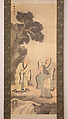 Three Laughers of Tiger Valley, Yosa Buson Japanese, Hanging scroll; ink and color on silk, Japan