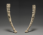 Chair leg, Ivory, North or Northwest India