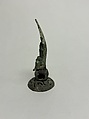 Seated bodhisattva in pensive pose, Bronze, China
