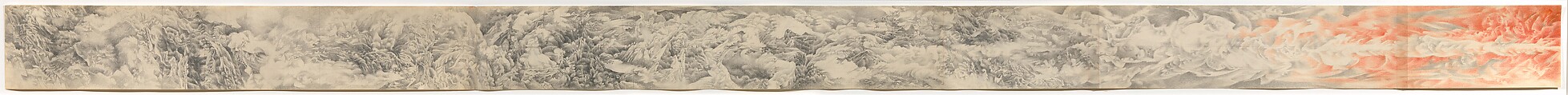 Study for Ink Handscroll, Liu Dan (Chinese, born 1953), Pencil on paper, China