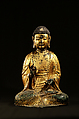 Amitabha triad, Gilt bronze, Korea