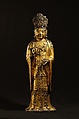 Amitabha triad, Gilt bronze, Korea