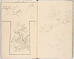 Hinagata chō (Model Book), Unidentified artist, Ink on paper, Japan