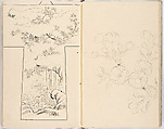 Hinagata chō (Model Book), Unidentified artist, Ink on paper, Japan