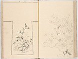 Hinagata chō (Model Book), Unidentified artist, Ink on paper, Japan