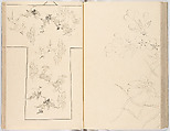Hinagata chō (Model Book), Unidentified artist, Ink on paper, Japan