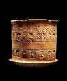Funerary Urn with Buddhist Auspicious Emblems, Terracotta, Central Myanmar